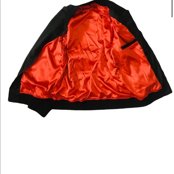 ALIEN BODY BLACK SATIN RAW VISION JACKET SIZE XL - Picture 3 of 5